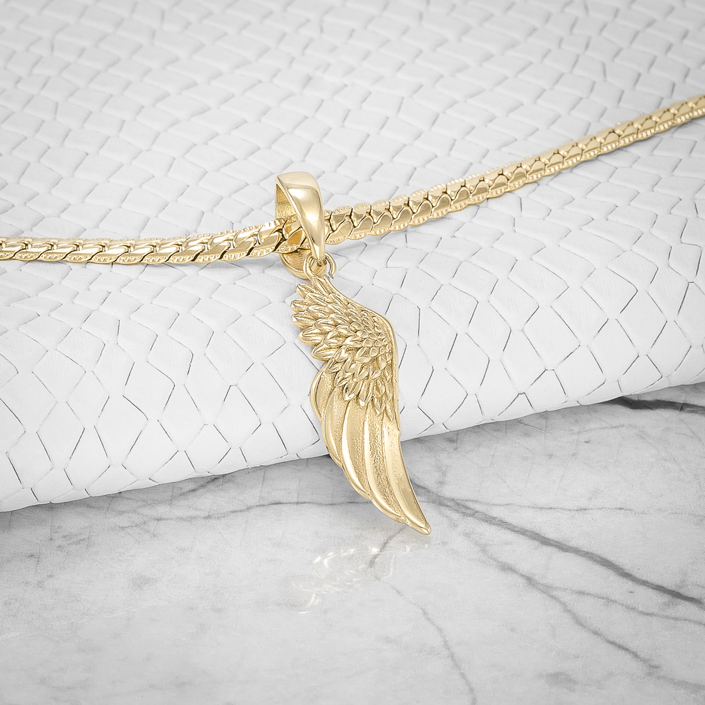 Dije Ala De Oro Laminado Italiano 18K