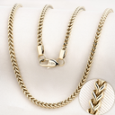 Cadena Franco De Oro Laminado Italiano 18k