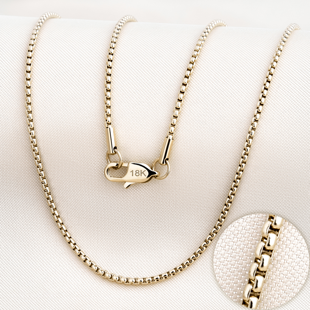 Cadena Veneciana De Oro Laminado 18K