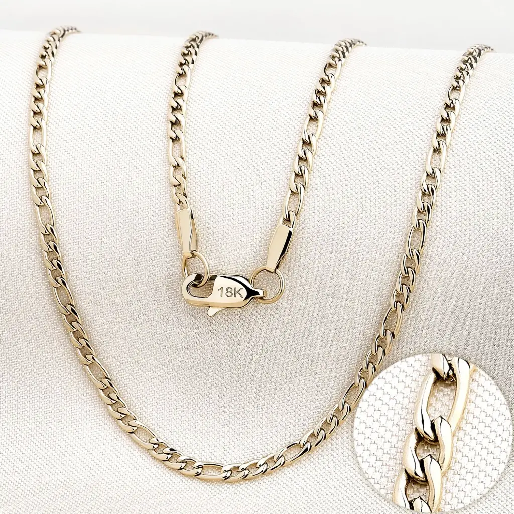 Cadena cárter de Oro Laminado Italiano 18K 